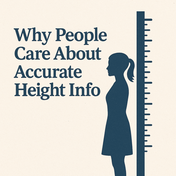 Why People Care About Accurate Height Info Why People Care About Accurate Height Info