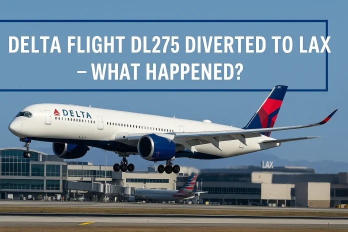 Delta Flight DL275 Diverted to LAX After Mid-Air Issue
