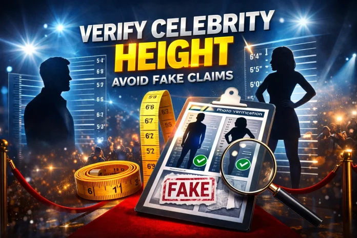 How to Verify Celebrity Height Online (And Avoid Fake Numbers)
