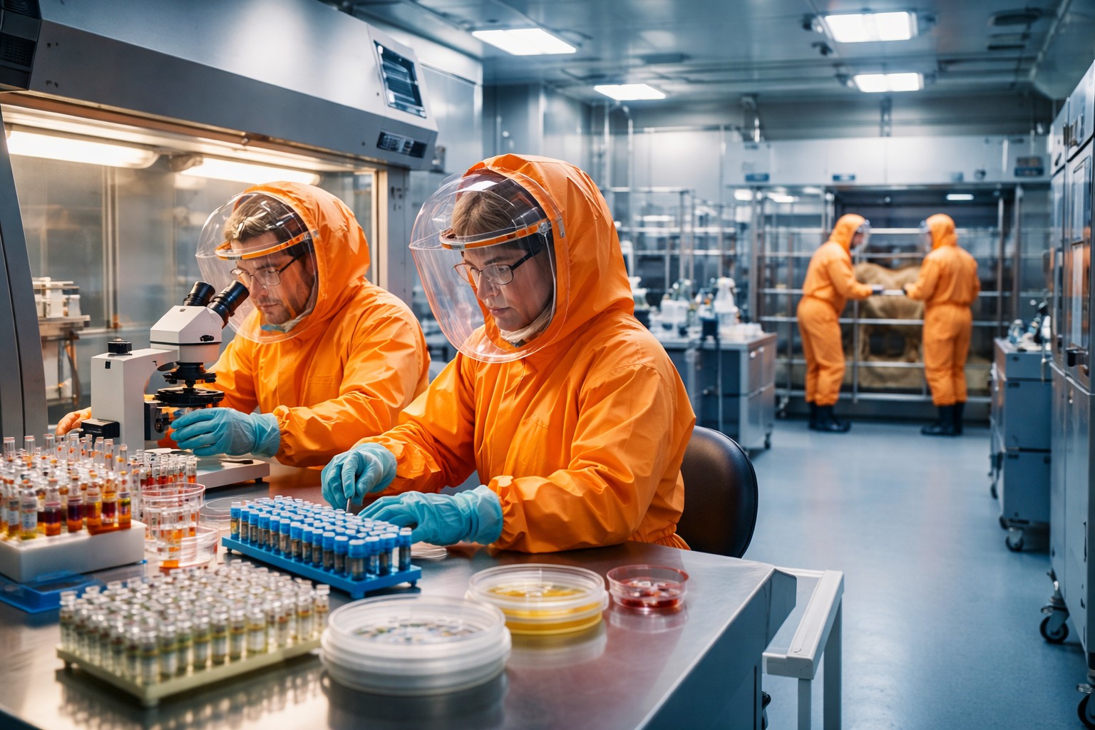 Work Done at Plum Island Labs