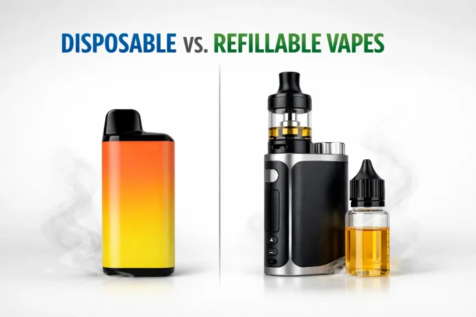 DISPOSABLE VS. REFILLABLE VAPES: WHICH ONE IS IDEAL FOR YOU?