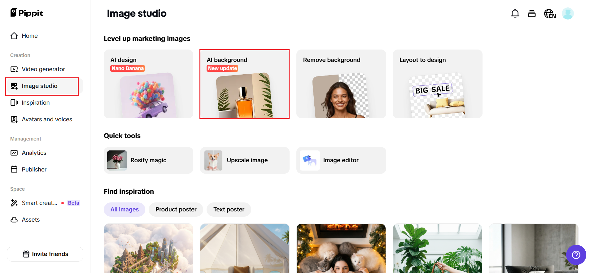 Uploading your image